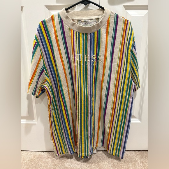 Vintage Guess Stripe Shirt Men’s Size L - Picture 3 of 4